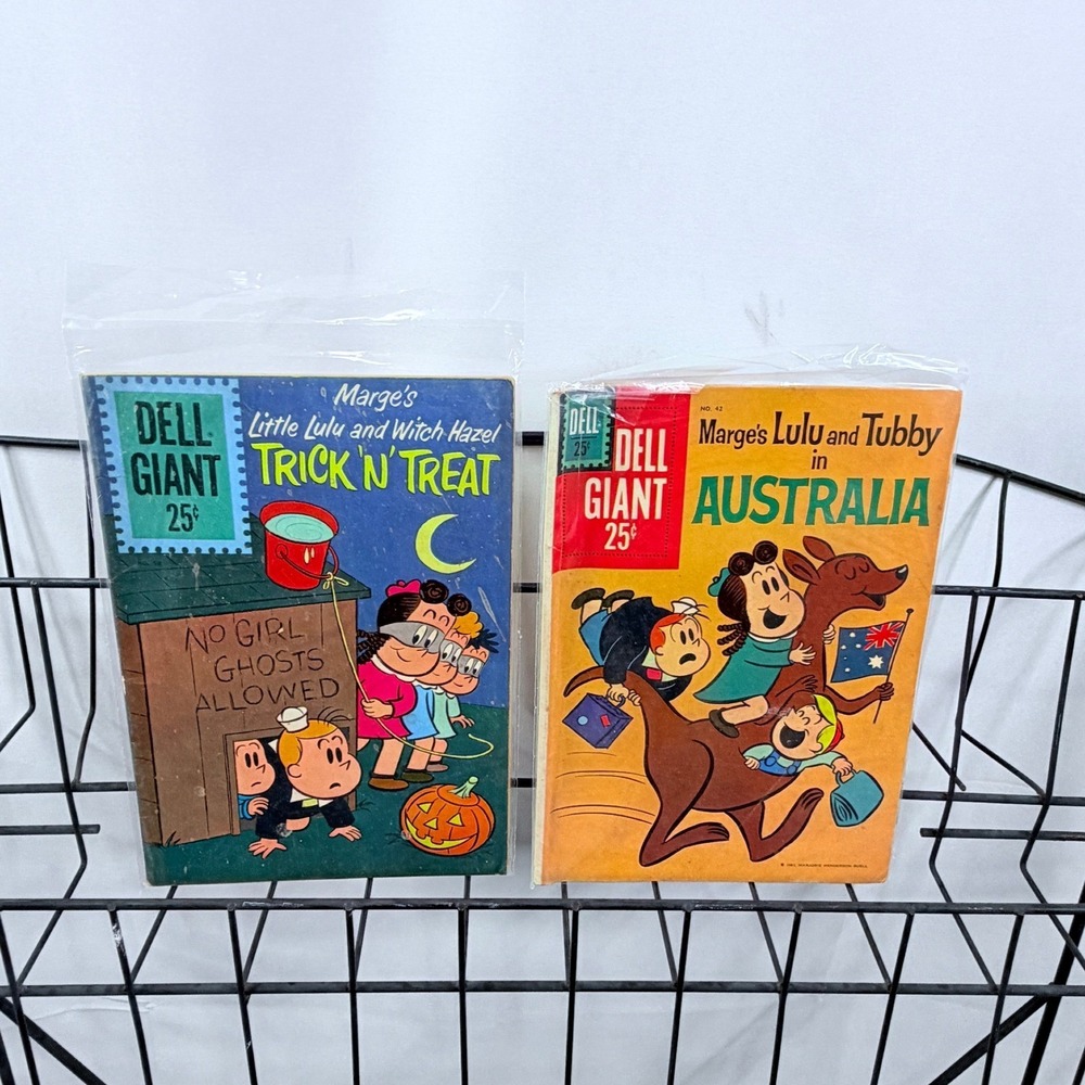 Dell Giant 42 50 Little Lulu Comic Lot Trick N Treat & Australia